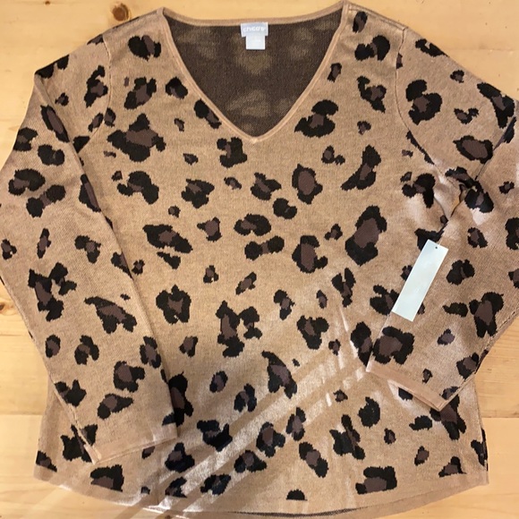 Chico leopard print sweater - Picture 1 of 4
